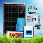 SVP solar 760 Wp | Fotovoltaický ostrovní systém 12V 230Ah s baterií Energy Bull a měničem napětí na 230V bez konstrukce