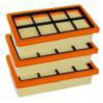 3x filtr pro vysavače KÄRCHER 6.415-953.0 s mřížkou