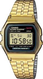 Casio Quartz náramkové hodinky A159WGEA-1EF (d x š x v) 36.8 x 32.2 x 8.2 mm zlatá Materiál pouzdra=Rezinát materiál řemínku=nerezová ocel