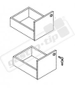 FBOOD - držák lahví pro chladící stoly RBOD / RIGD / RBPD gastro zařízení