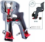 sedačka přední Bellelli Rabit B-FIX stříbrná