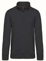 Mikina unisex Zipped neck sweatshirt