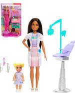 MATTEL BRB Panenka Barbie herní set povolání 6 druhů