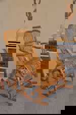 Houpací křeslo Klasik medové SLEVA 7 %  | RYCHLÉ DODÁNÍ