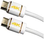 Maxtrack HDMI kabel Zástrčka HDMI-A, Zástrčka HDMI-A 3.00 m bílá C 216-3 L 4K UHD HDMI kabel