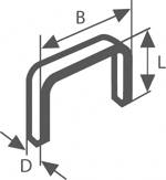 Bosch Accessories 1609200369 svorky z jemného drátu Typ 53 1000 ks Rozměry (d x š) 18 mm x 11.4 mm