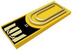Xlyne clip/me USB flash disk Bulk 8 GB žlutá CM08LY002 USB 2.0