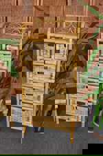 Ratanová komoda 3+2 zásuvky medová SLEVA 7 %  | RYCHLÉ DODÁNÍ