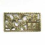 AutorskeSperky.com - Stříbrná gravírovaná brož - S2711