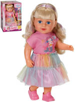 ZAPF BABY BORN Panenka Carla 43cm set s kadeřnickými doplňky