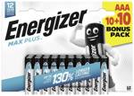 Energizer Max Plus mikrotužková baterie AAA alkalicko-manganová 1.5 V 20 ks