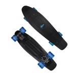 skateboard muuwmi NoRules ABEC 5 FUN černo/modrý