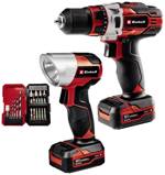 Einhell TE-CD 12/1 Li  plus 22 plus CL (2x2.0Ah) aku vrtací šroubovák, 12 V, 2 Ah Li-Ion vč. 2x aku, vč. nabíječky, vč. příslušenství, 4513598