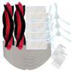 20ks Maxi sada kartáčů, HEPA filtrů a mopů pro XIAOMI Robot Vacuum E10, E10C, E12, S20...