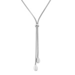 Stříbrný pletený náhrdelník Solaris