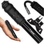 Praktická hustilka s držákem na rám kola černá, Trizand