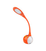 NILSEN LED stolní lampa MAGIC dotyková, stmívatelná, 7W, barev.podsvícení, oranžová  US013