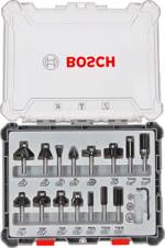 Sada fréz, 15 mm dřík, 8 ks Bosch Accessories 2607017472