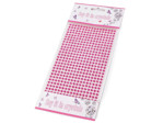 Samolepicí kamínky na lepicím proužku Ø4 mm, barva 11 pink