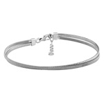 Dámský stříbrný náramek Cure