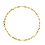 Zlatý pánský náramek Snail 3 mm - Y