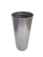 Pozinkovaná vložka koše beton-dřevo