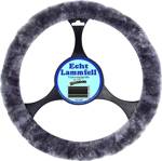 IWH potah na volant (d x š x v) 350 x 350 x 40 mm Pravá jehněčí vlna antracitová 35 - 41 cm