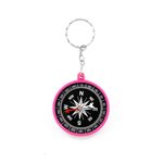 Kompas přívěšek RŮŽOVÝ