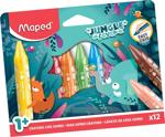 MAPED Voskovky Jungle Fever Jumbo 12ks
