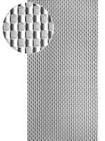 Plech černý - lisovaný vzor hrubá tkanina 3D, I PFEZ6/11