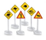 * Siku 0894 Dopravní značky mezinárodní 6ks