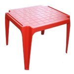 Stolek plastový dětský červený, stoleček