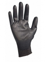 Rukavice máčené BUNTING černé latex 9