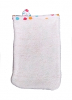 Bambusová žínka (červená) (žínka z bambusu)