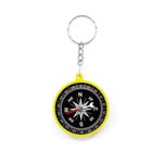 Kompas přívěšek ŽLUTÝ