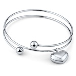 Dámský kruhový náramek z chirurgické oceli 67 mm