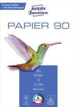 Avery-Zweckform PAPIER 90 Premium Quality Paper 2563 univerzální kopírovací papír A4 90 g/m² 500 listů bílá