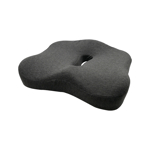Tvarovaný podsedák z paměťové pěny - tmavě šedý