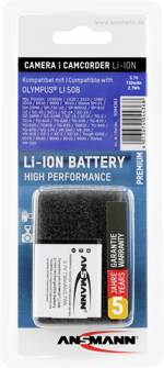 Ansmann LI-50B akumulátor do kamery Náhrada za orig. akumulátor LI-50B 3.7 V 730 mAh