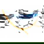 Dimenza houpací síť MOON modrá s pruhy, s konstrukcí