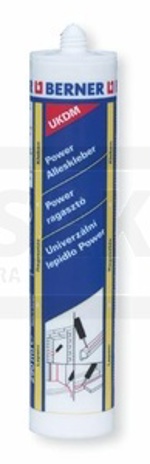 Lepidlo Berner na kámen, ocel, nerez černé 290 ml