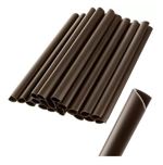 Spony na plotové pásky - hnědá, sada 20ks