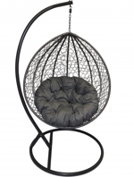 Závěsné houpací křeslo Imperia šedý polstr SLEVA 7 %  | RYCHLÉ DODÁNÍ