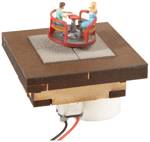 NOCH 13403 Dětský karuselový kolotoč H0 micro-motion hotový model