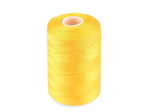 Polyesterové nitě pro overlocky i klasické šití NTF 40/2 1000 m, barva 517 žlutá