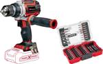 Einhell TP-CD 18/60 Li BL aku vrtací šroubovák, 18 V Li-Ion vč. 42dílné sady bitů, bez nabíječky, bez akumulátoru, 2618460 plus 2936798