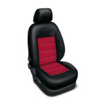 Autopotahy na Volkswagen Passat B6, sedan, od r. 2005 - 2010, Authentic Velvet, barva velvet  červená 3047 Autopotah Automega na Volkswagen Passat B6, sedan, od r. 2005 - 2010, Authentic Velvet