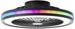 Brilliant G99280/06 Palmero LED stropní světlo s ventilátorem LED modul 40 W černá