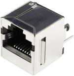 BEL Stewart Connectors SS65100-022F Modulární vestavná zásuvka bez stínící spony SS65100-022F zásuvka, vestavná vertikální počet pólů: 10P8C poniklovaná, kov 1