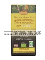 Hořká čokoláda s citronem BIO 63% kakaa 100g Salute Livi